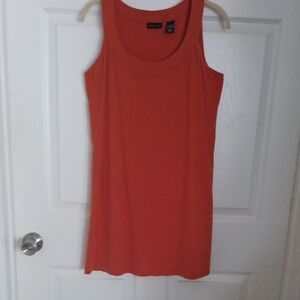 Orange Sleeveless Top